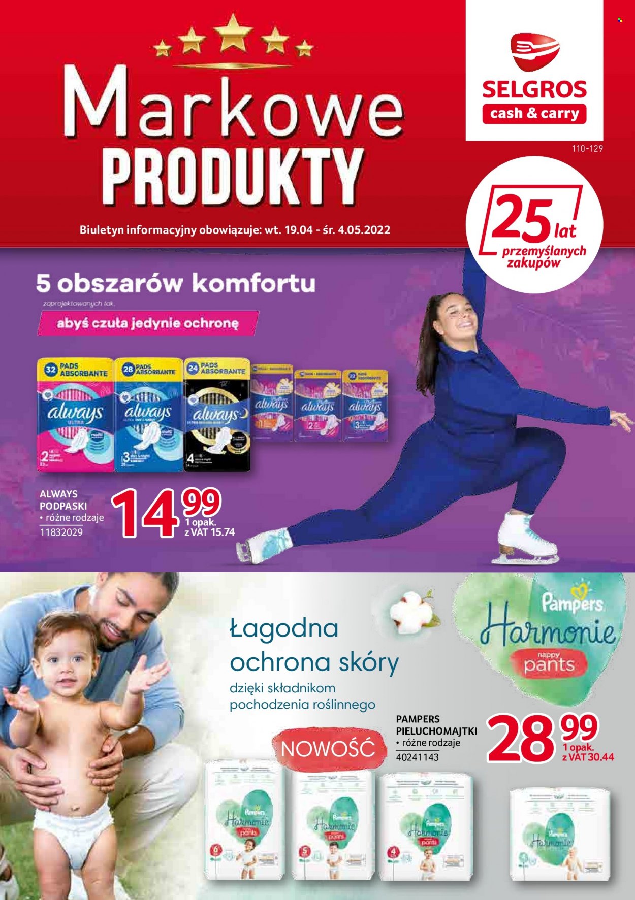Gazetka Selgros - 19.04.2022 - 4.05.2022. Strona 1