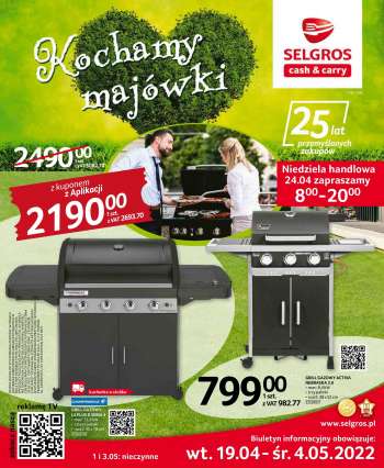 Gazetka Selgros - 19.04.2022 - 4.05.2022.