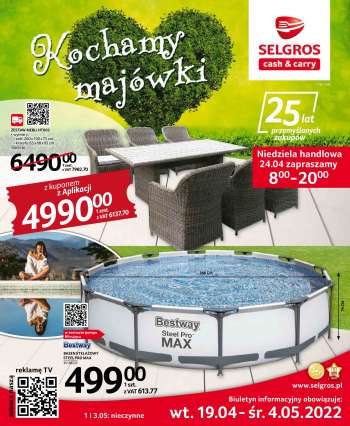 Gazetka Selgros - 19.04.2022 - 4.05.2022.
