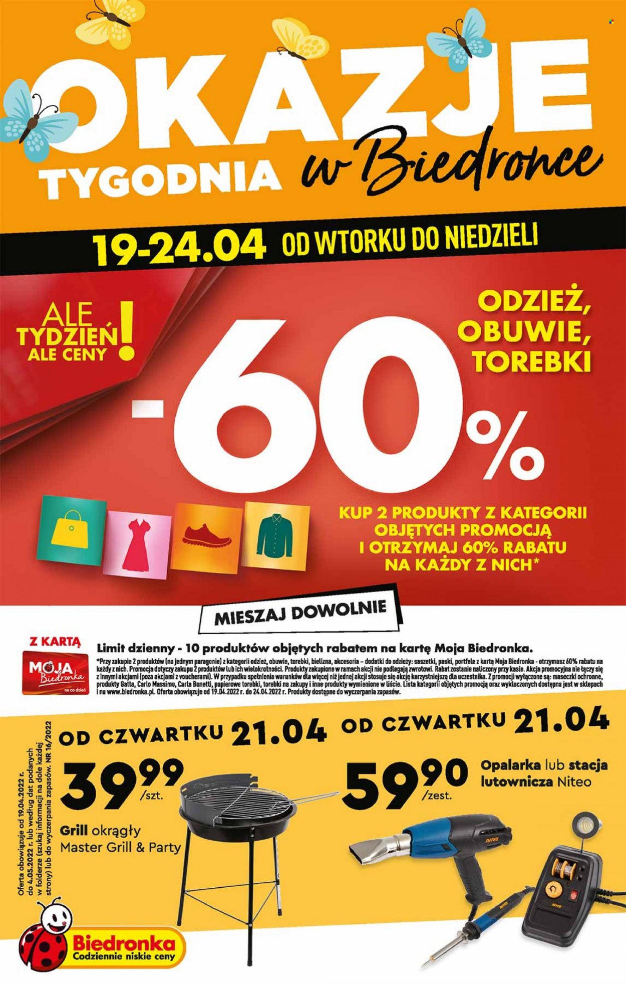 Gazetka Biedronka - 19.04.2022 - 24.04.2022. Strona 1