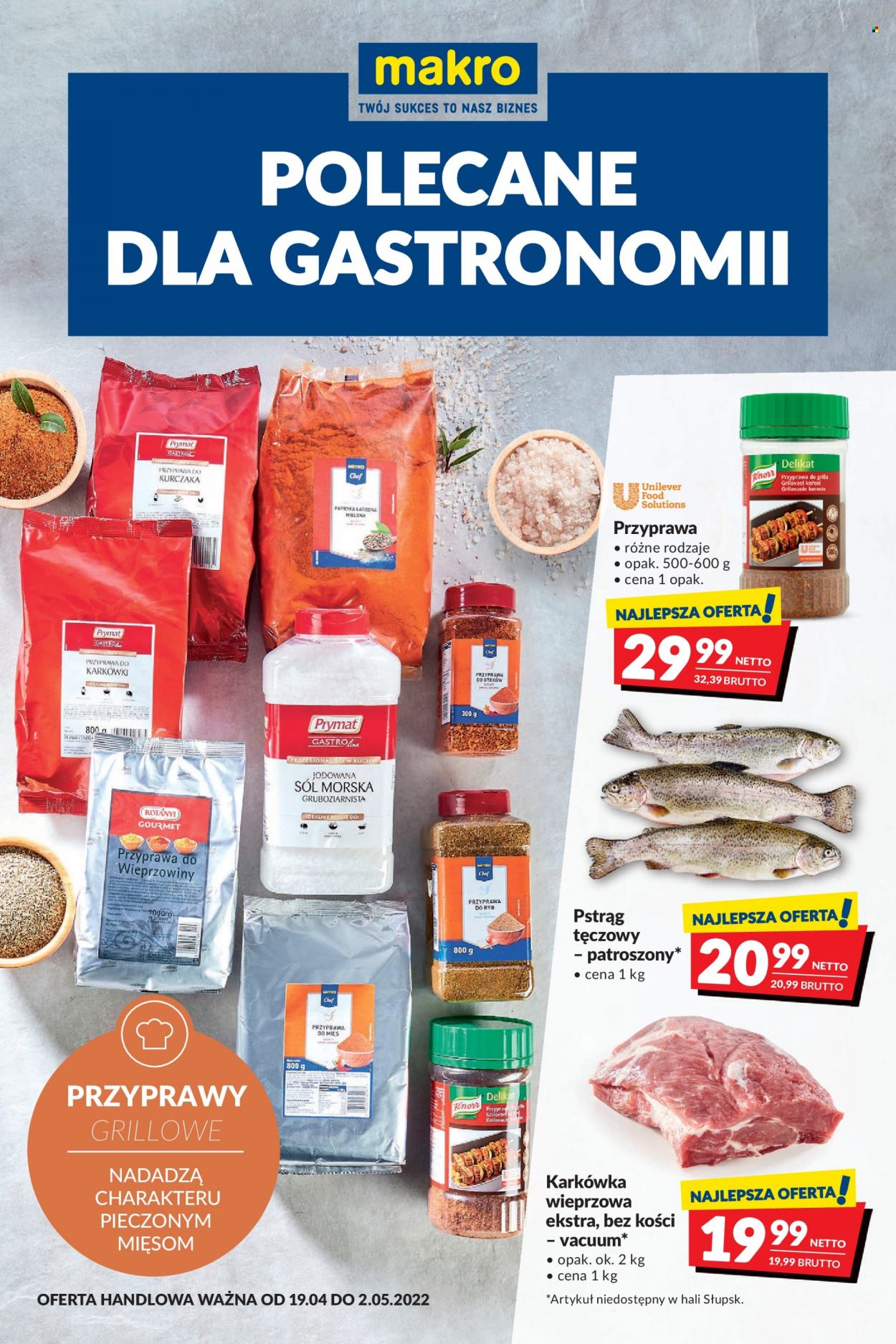 Gazetka Makro - 19.04.2022 - 2.05.2022. Strona 1