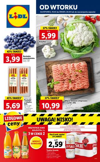 Gazetka Lidl - 19.04.2022 - 20.04.2022.