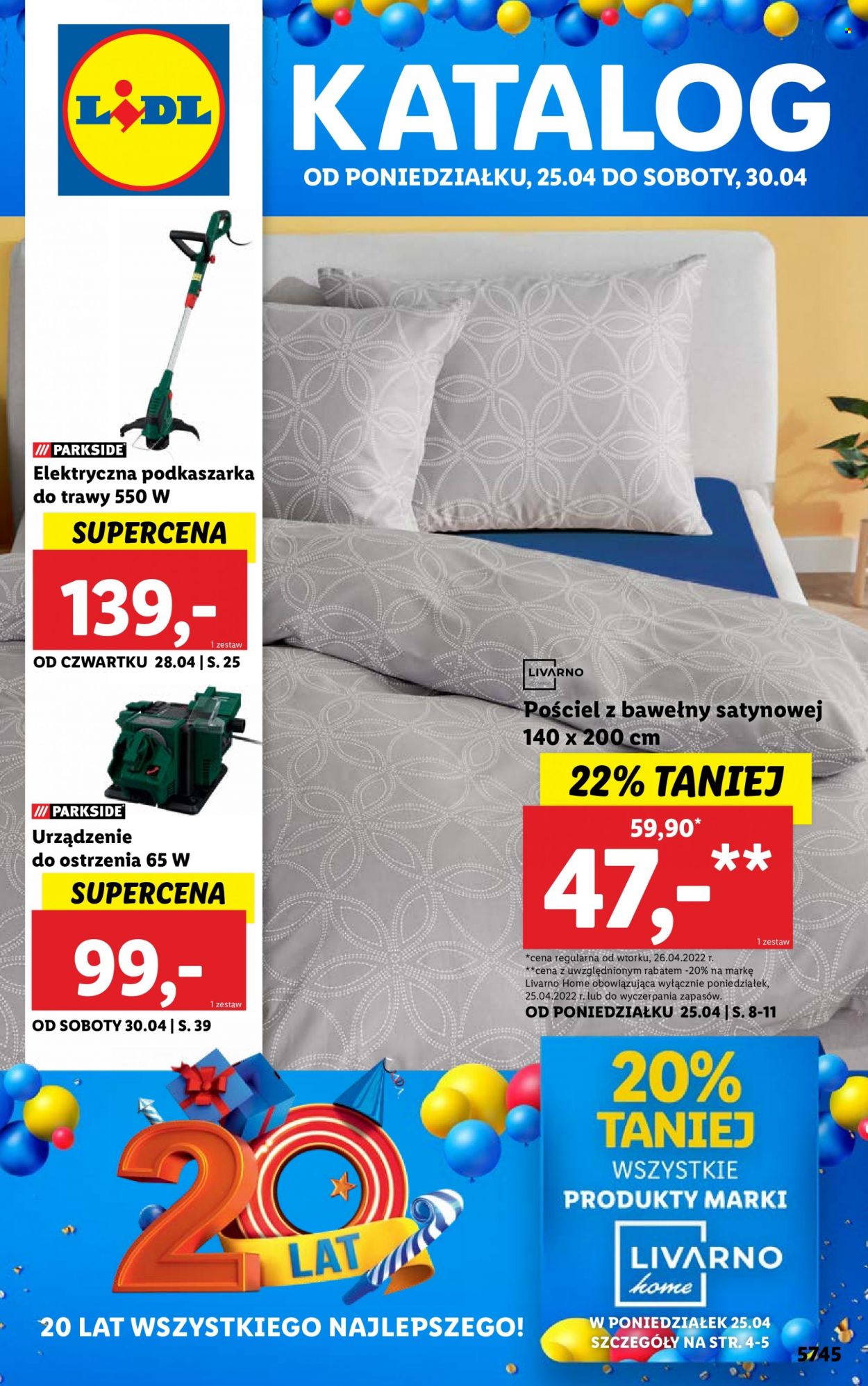 Gazetka Lidl - 25.04.2022 - 30.04.2022. Strona 1