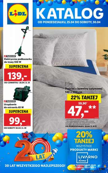 Gazetka Lidl - 25.04.2022 - 30.04.2022.