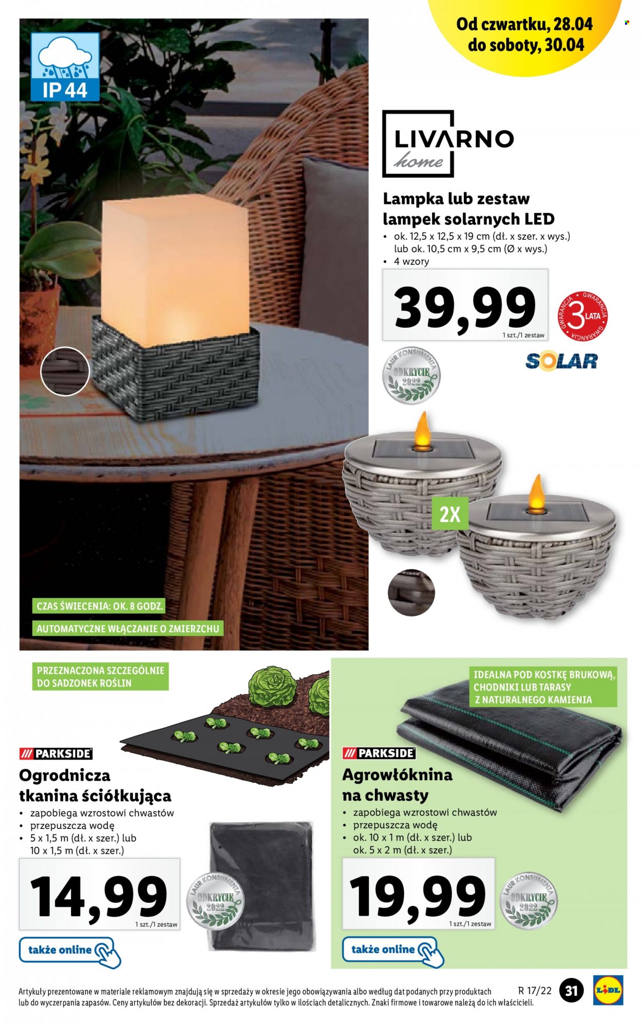 Gazetka Lidl - 25.04.2022 - 30.04.2022. Strona 33