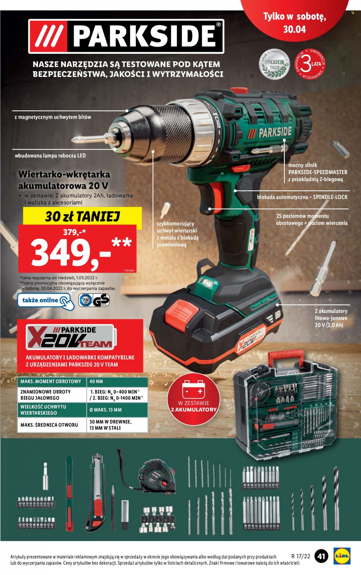 Gazetka Lidl - 25.04.2022 - 30.04.2022. Strona 43