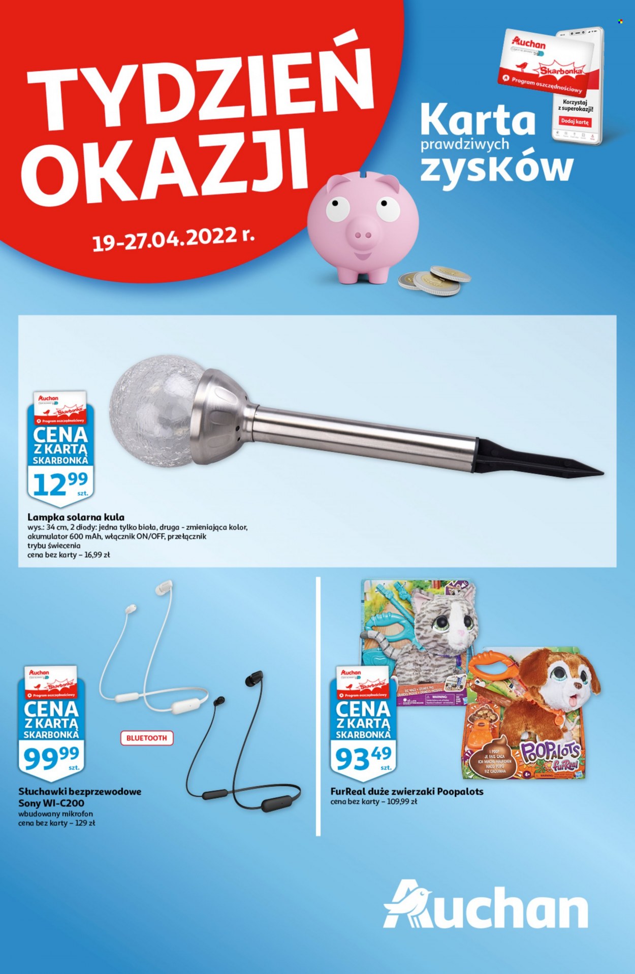 Gazetka Auchan - 19.04.2022 - 27.04.2022. Strona 1