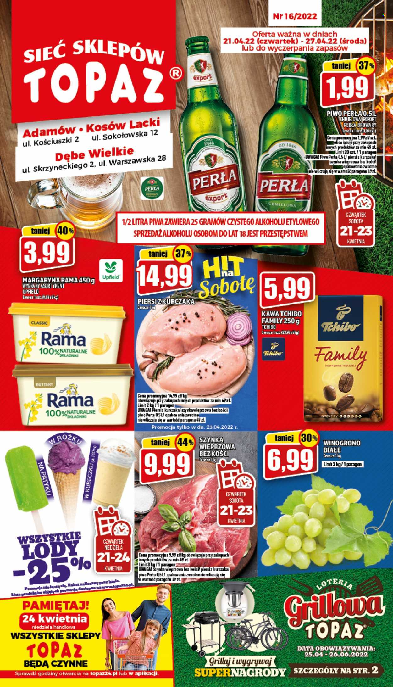 Gazetka Topaz - 21.04.2022 - 27.04.2022. Strona 1