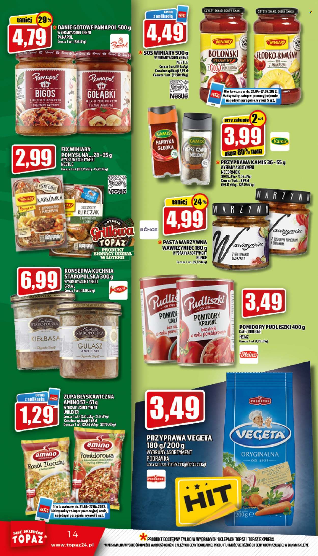 Gazetka Topaz - 21.04.2022 - 27.04.2022. Strona 14