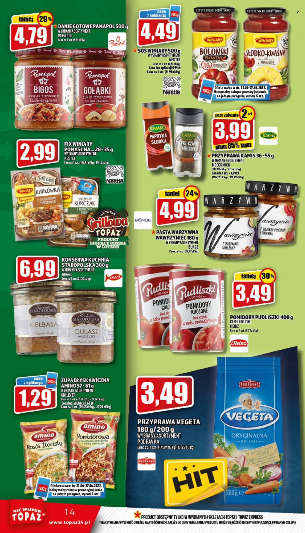 Gazetka Topaz - 21.04.2022 - 27.04.2022. Strona 14