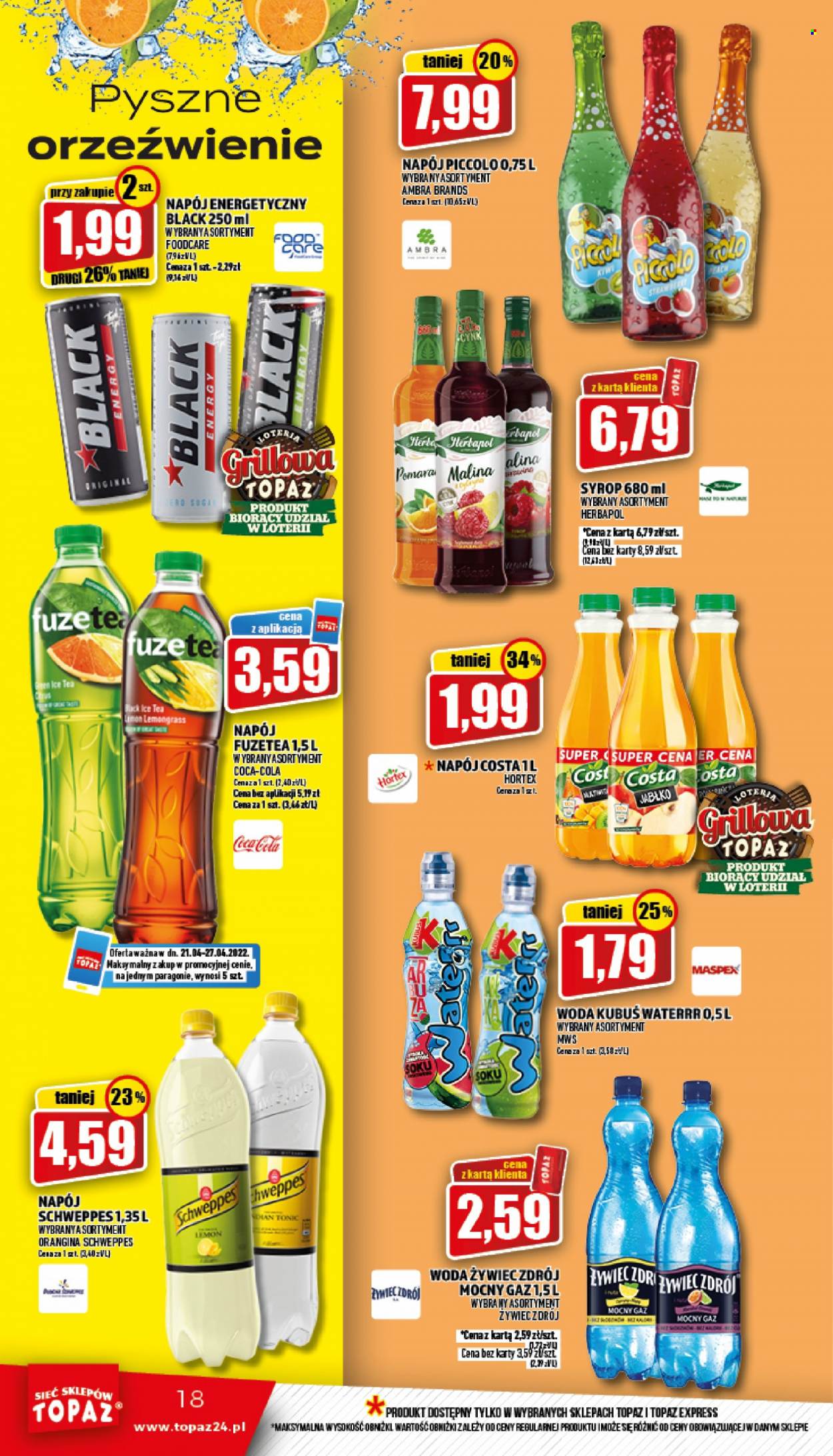 Gazetka Topaz - 21.04.2022 - 27.04.2022. Strona 18