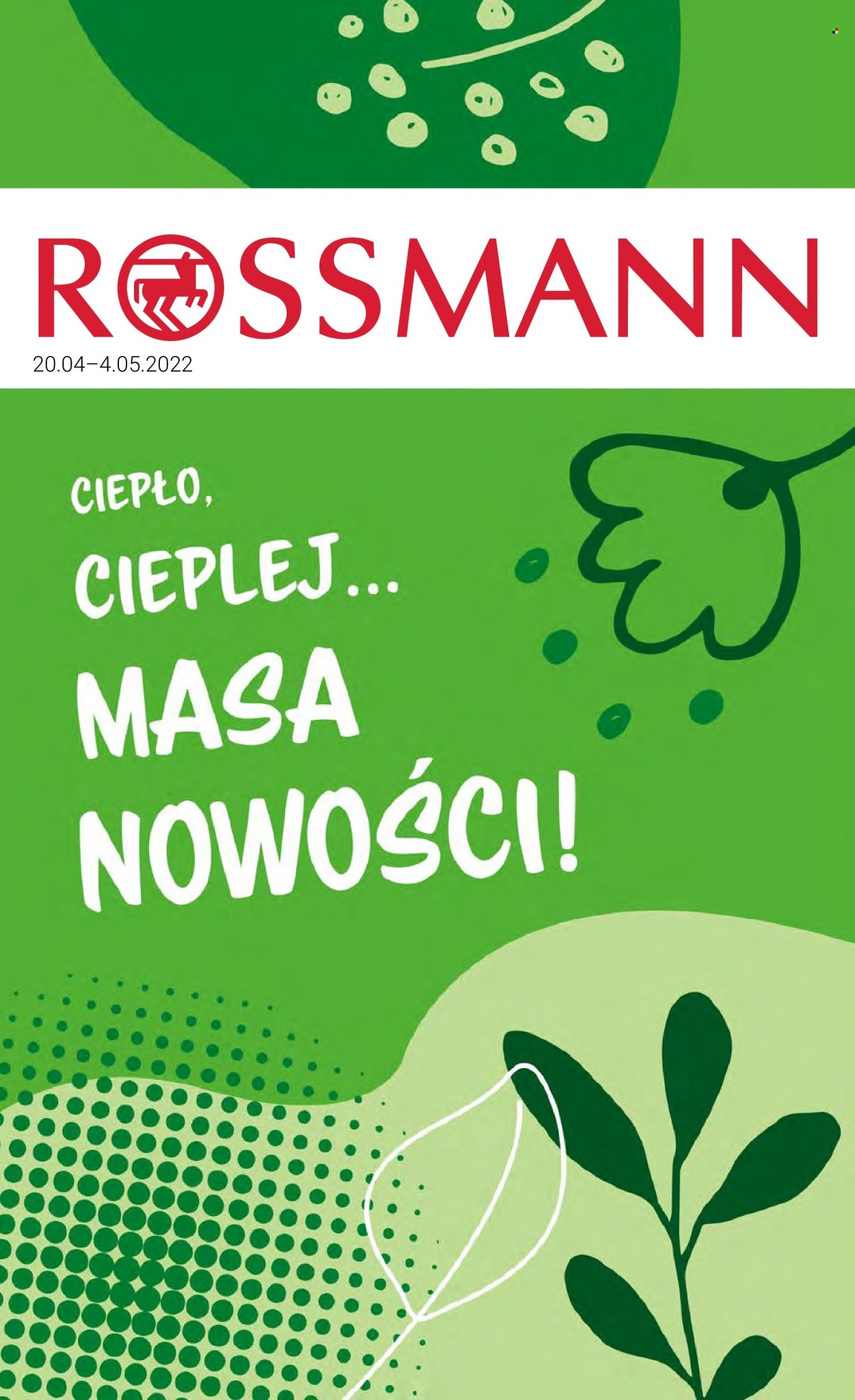 Gazetka Rossmann - 20.04.2022 - 4.05.2022. Strona 1