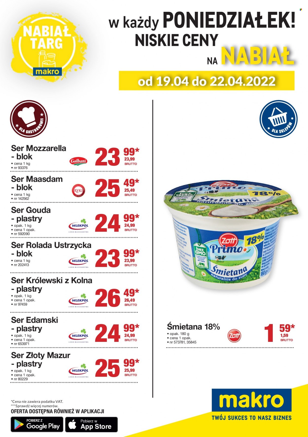 Gazetka Makro - 19.04.2022 - 22.04.2022. Strona 1