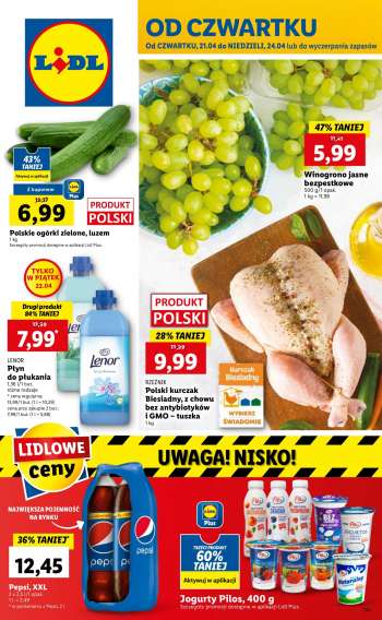 Gazetka Lidl - 21.04.2022 - 24.04.2022.