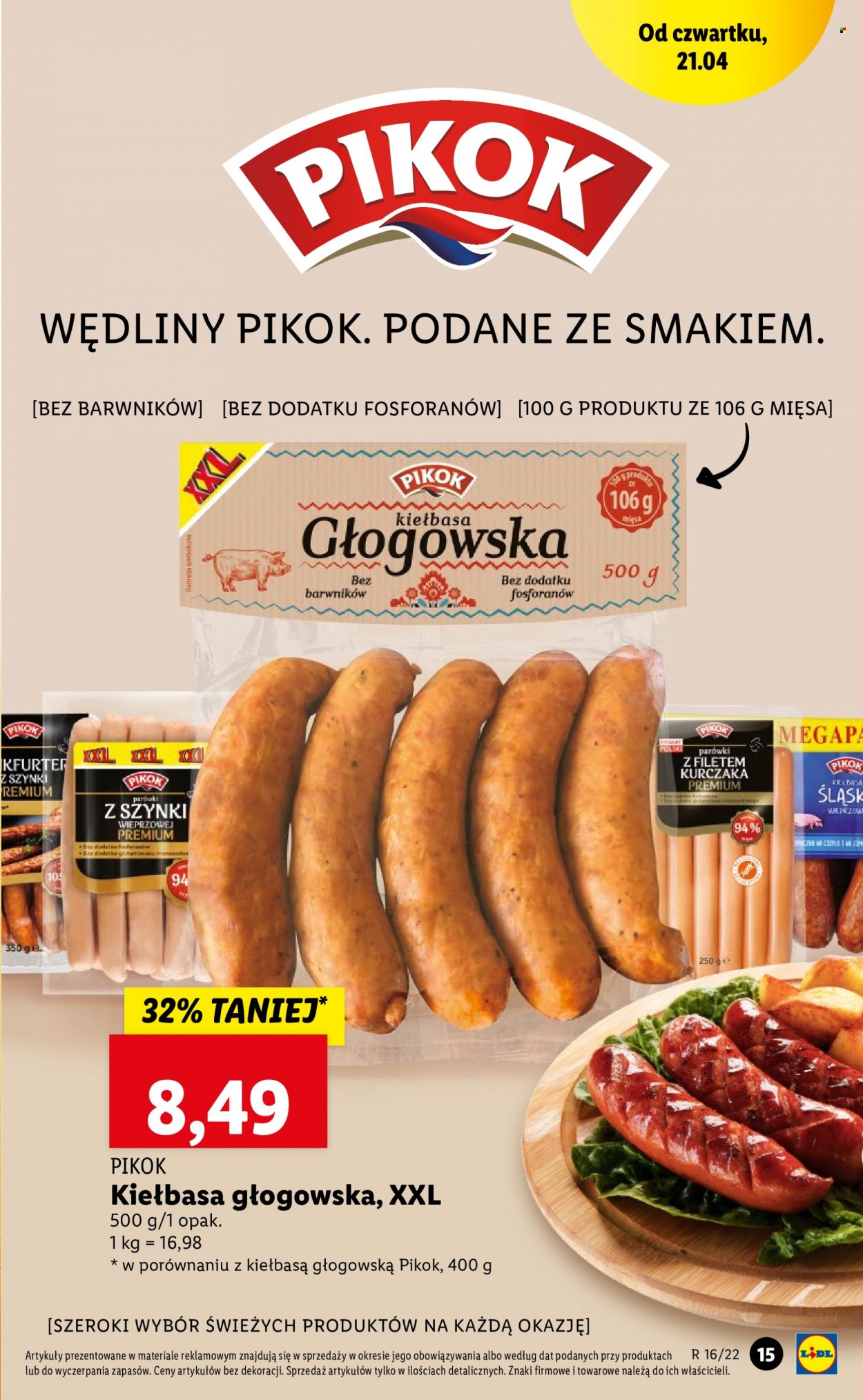 Gazetka Lidl - 21.04.2022 - 24.04.2022. Strona 15