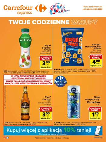 Gazetka Carrefour Express - 26.04.2022 - 2.05.2022.