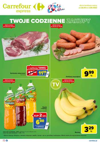 Gazetka Carrefour Express - 26.04.2022 - 2.05.2022.