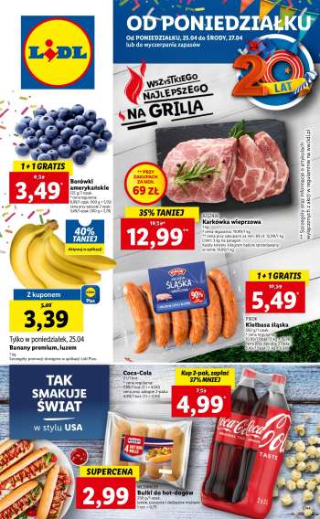 Gazetka Lidl - 25.04.2022 - 27.04.2022.