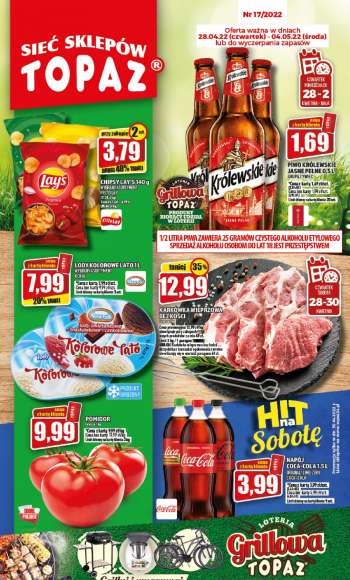 Gazetka Topaz - 28.04.2022 - 4.05.2022.
