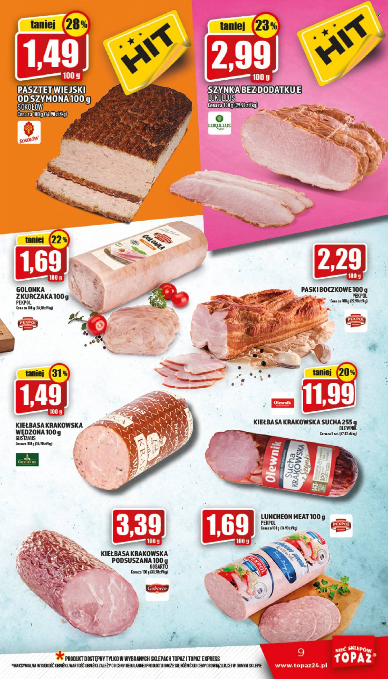 Gazetka Topaz - 28.04.2022 - 4.05.2022. Strona 9