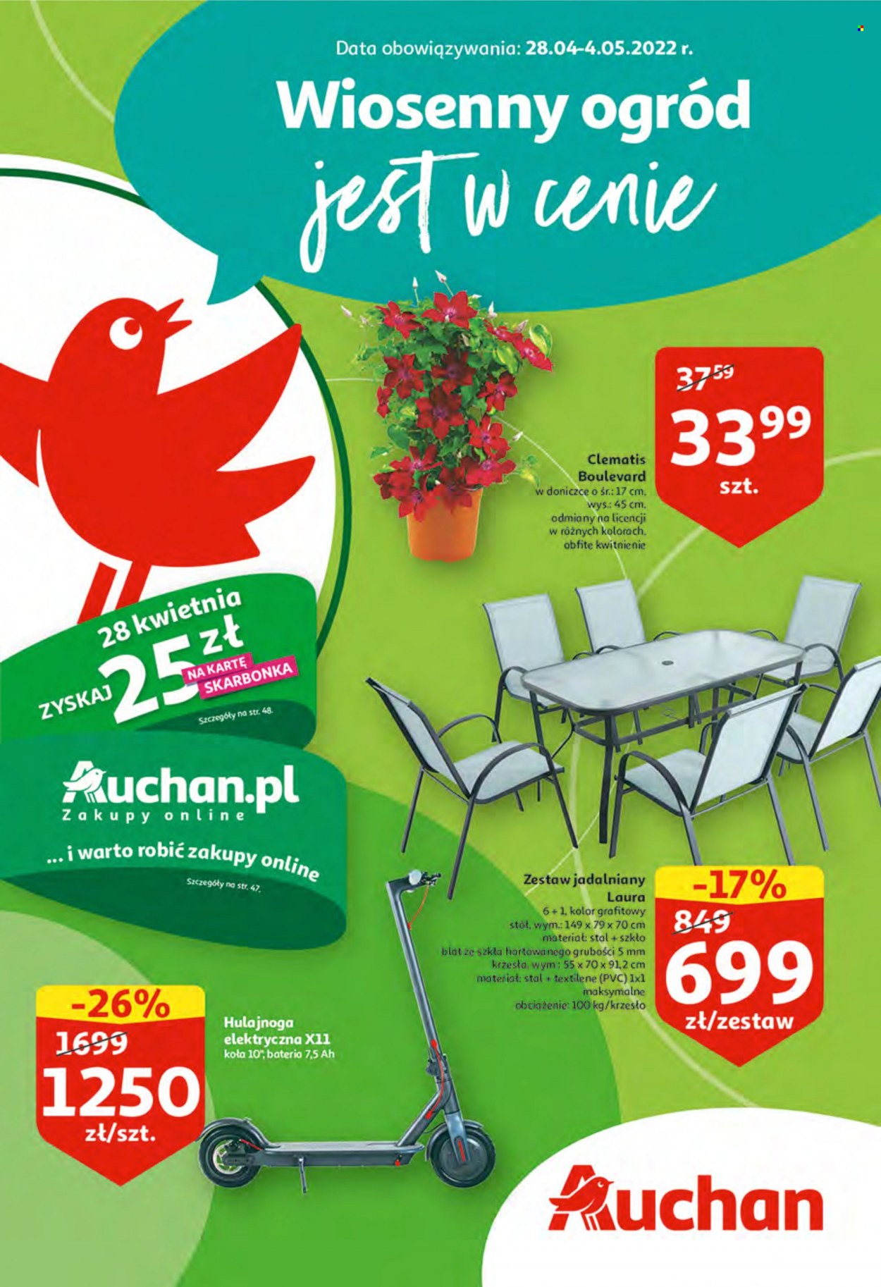 Gazetka Auchan - 28.04.2022 - 4.05.2022. Strona 1