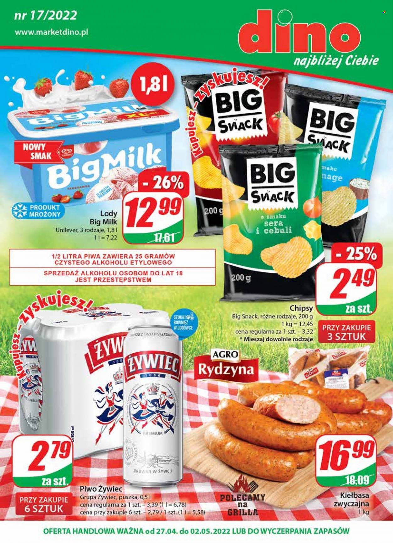 Gazetka Dino - 27.04.2022 - 2.05.2022. Strona 1
