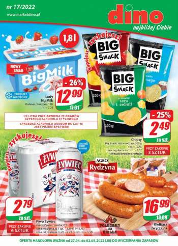 Gazetka Dino - 27.04.2022 - 2.05.2022.