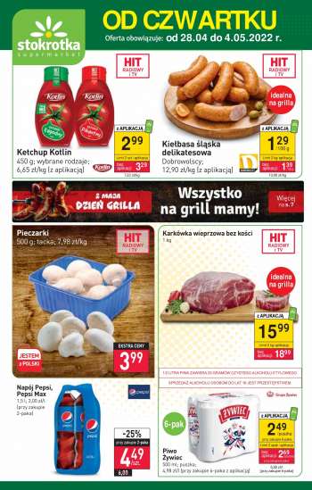 Gazetka Stokrotka Supermarket - 28.04.2022 - 4.05.2022.