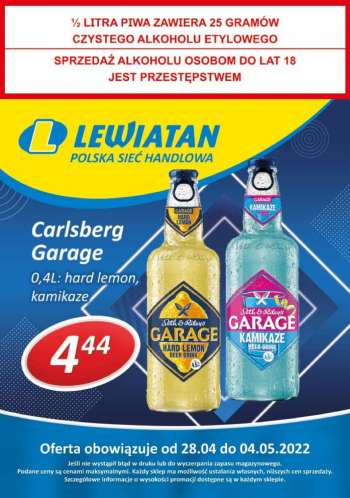 Gazetka Lewiatan - 28.04.2022 - 4.05.2022.