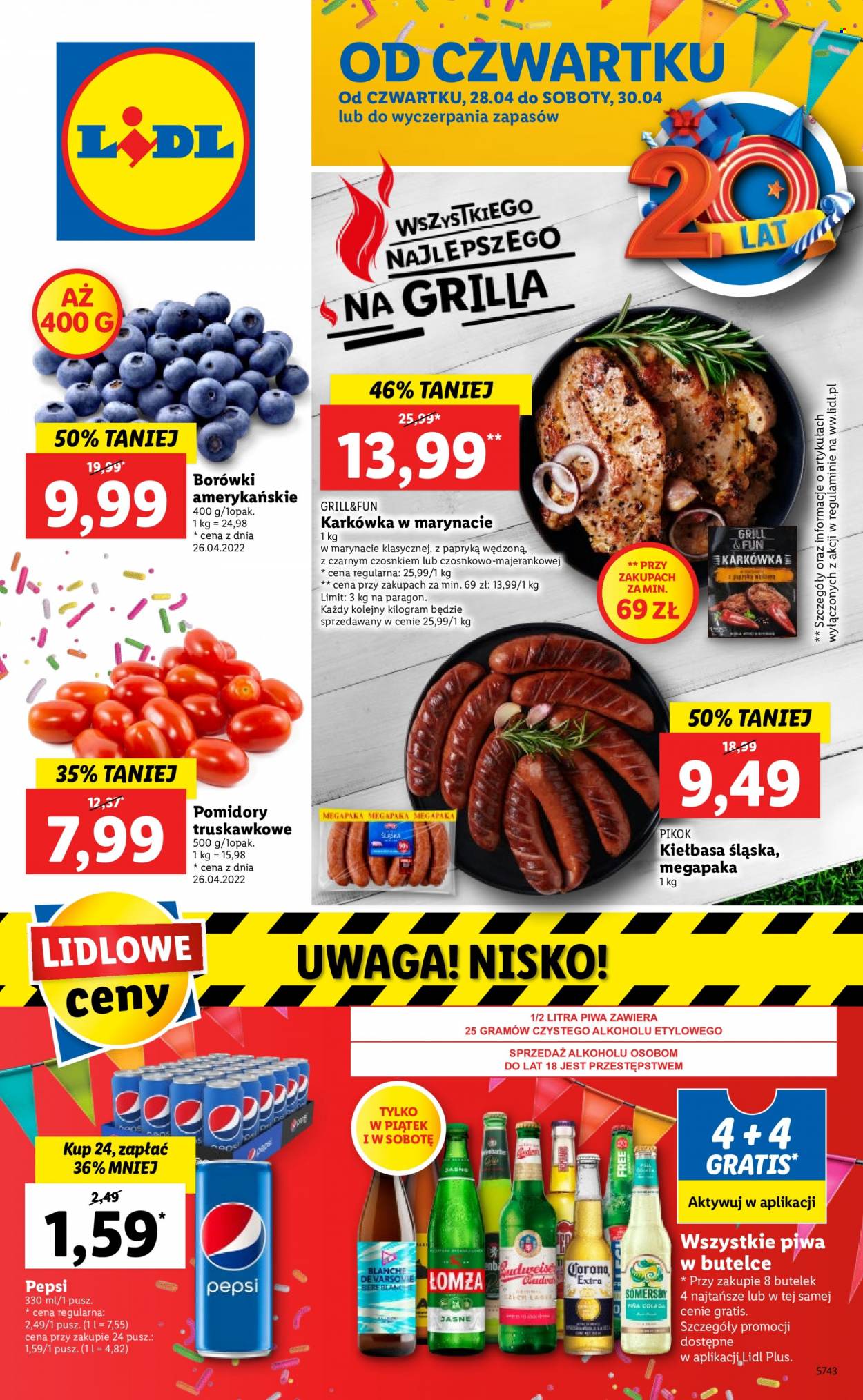 Gazetka Lidl - 28.04.2022 - 30.04.2022. Strona 1
