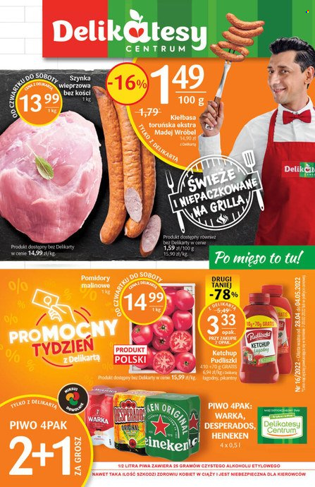 Gazetka Delikatesy Centrum - 28.04.2022 - 4.05.2022. Strona 1