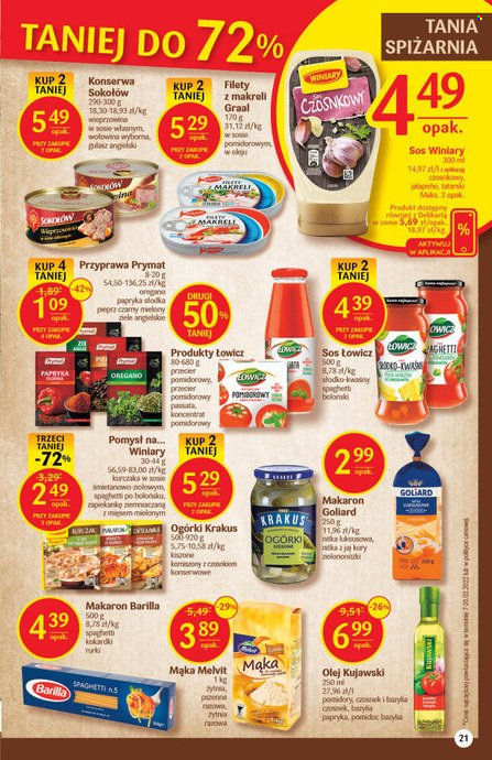 Gazetka Delikatesy Centrum - 28.04.2022 - 4.05.2022. Strona 21