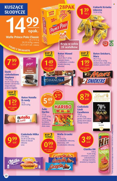 Gazetka Delikatesy Centrum - 28.04.2022 - 4.05.2022. Strona 22