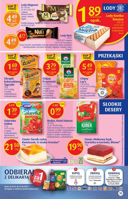 Gazetka Delikatesy Centrum - 28.04.2022 - 4.05.2022. Strona 23