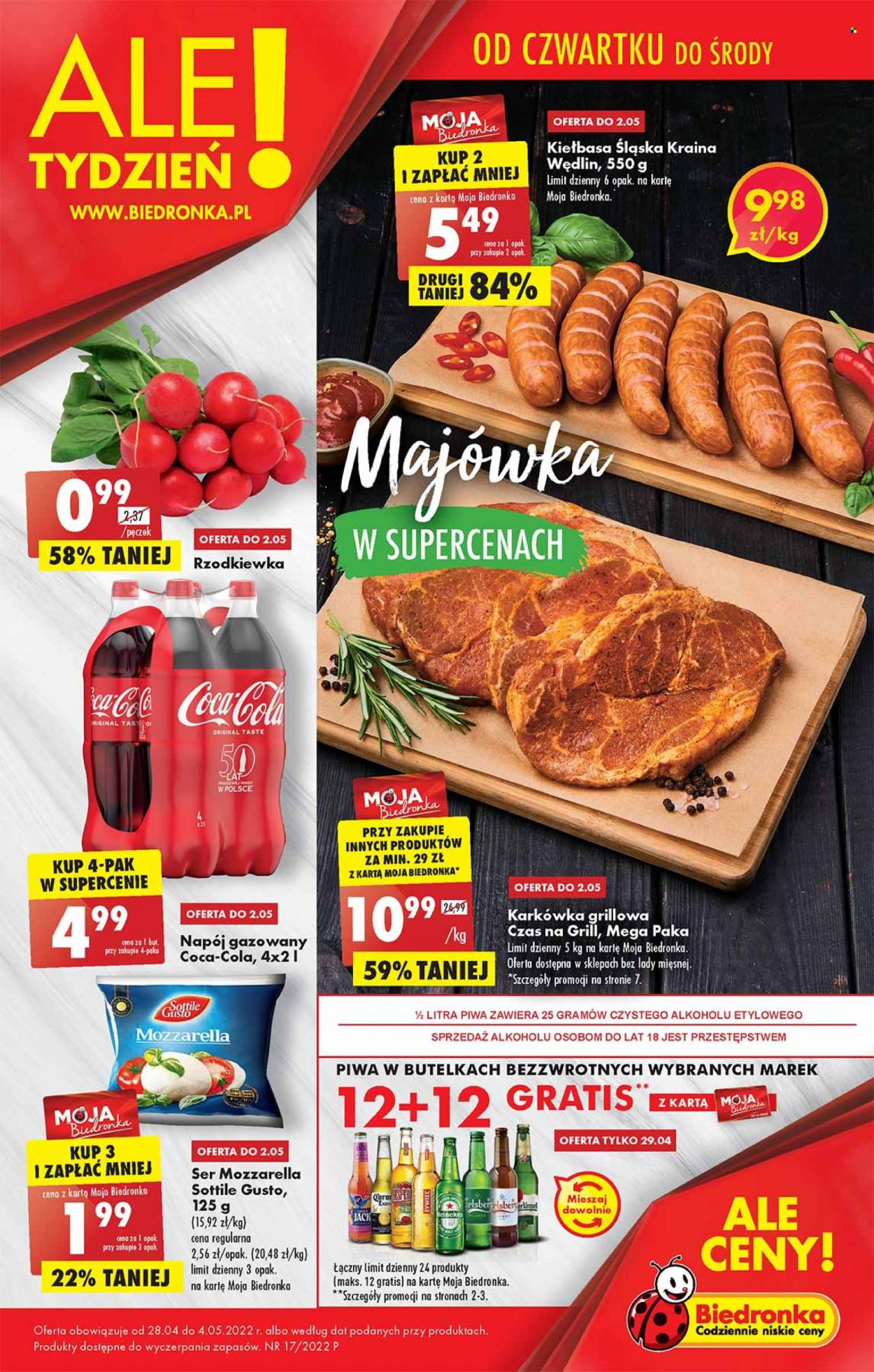 Gazetka Biedronka - 28.04.2022 - 4.05.2022. Strona 1