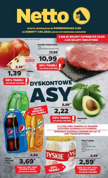 Gazetka Netto - 2.05.2022 - 7.05.2022.