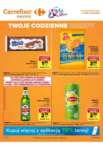 Gazetka Carrefour Express - 4.05.2022 - 9.05.2022.