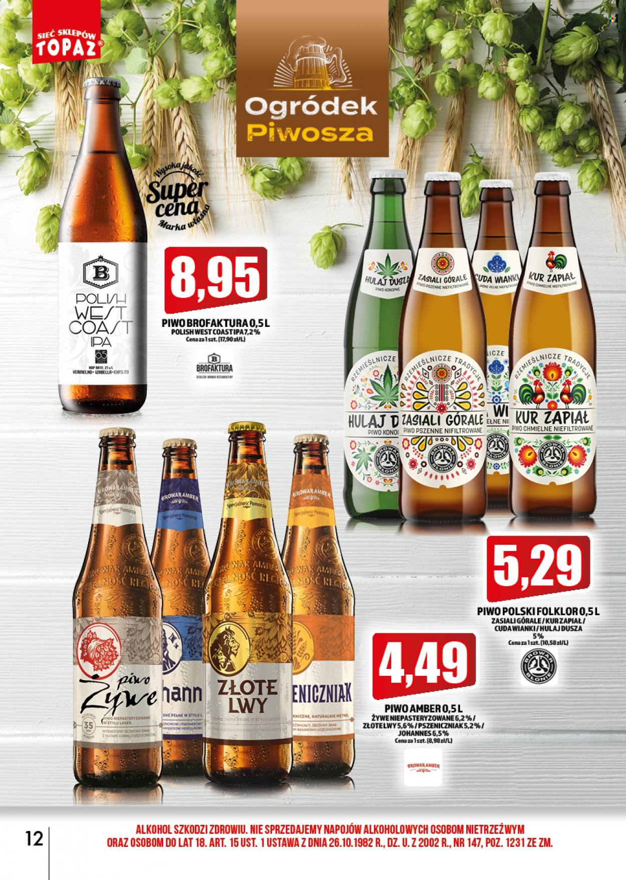 Gazetka Topaz - 2.05.2022 - 31.05.2022. Strona 12