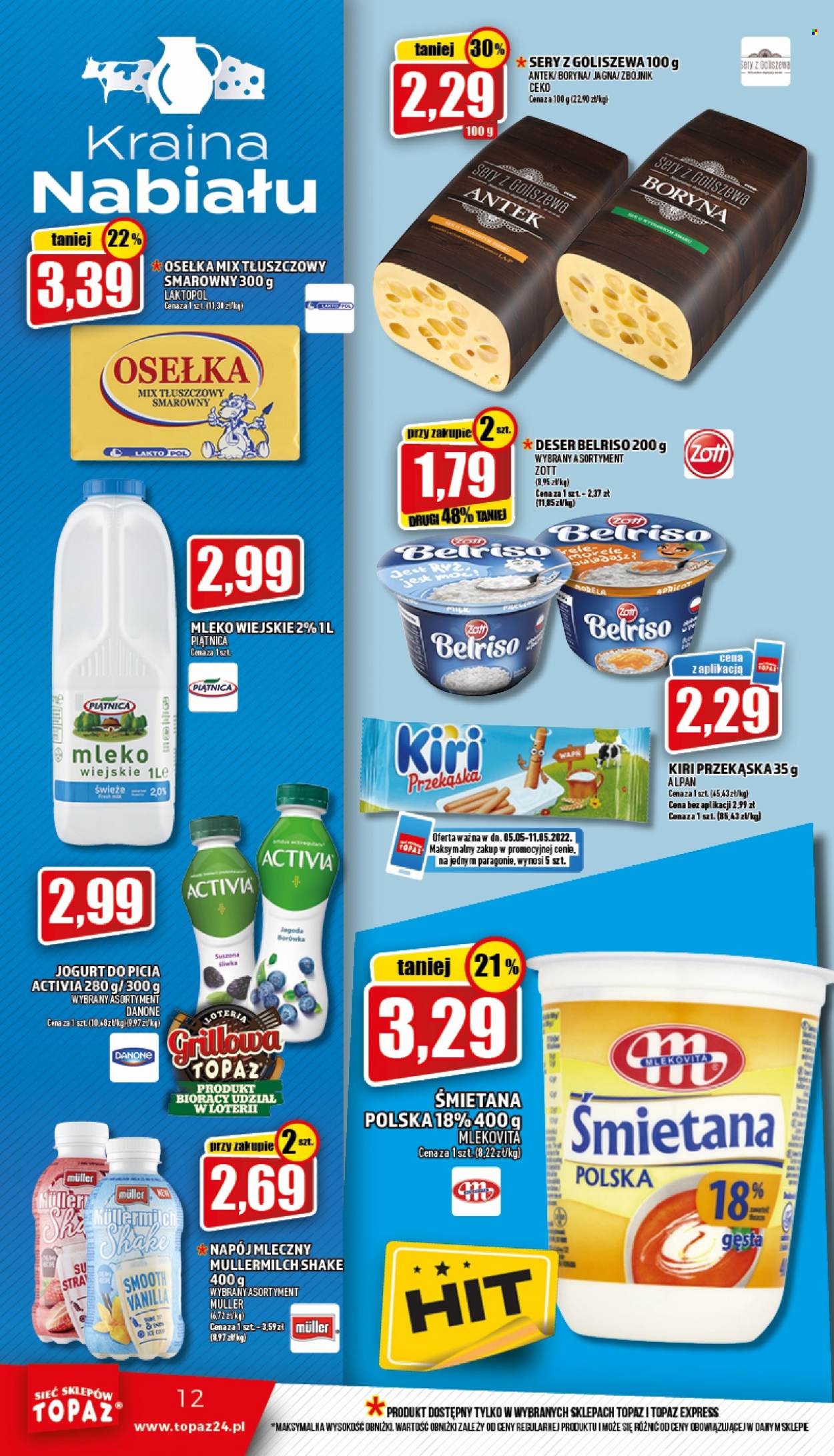Gazetka Topaz - 5.05.2022 - 11.05.2022. Strona 12