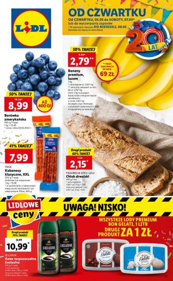 Gazetka Lidl - 5.05.2022 - 8.05.2022.