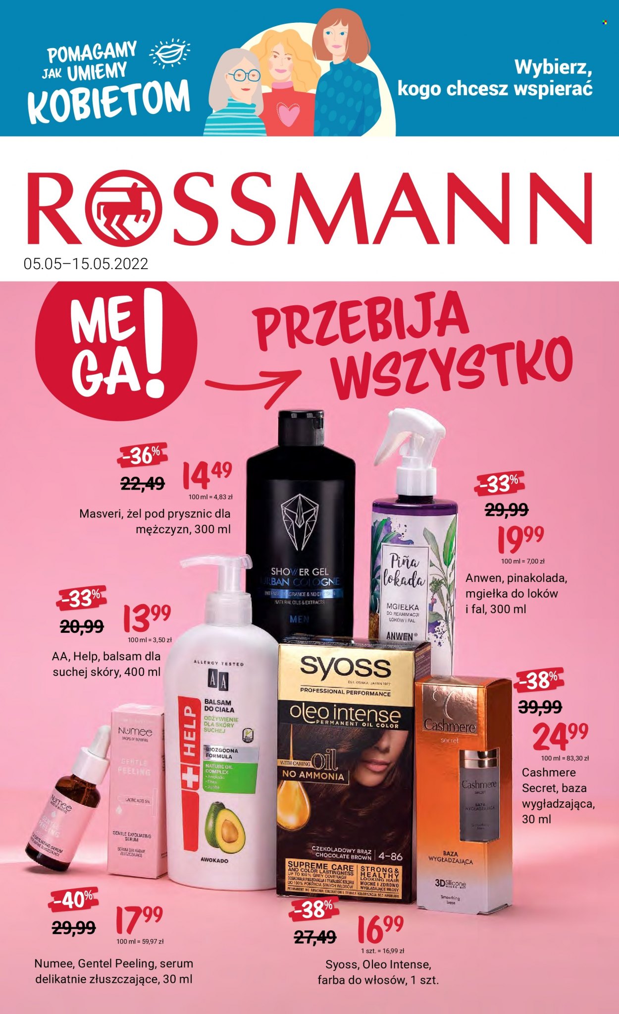 Gazetka Rossmann - 5.05.2022 - 15.05.2022. Strona 1