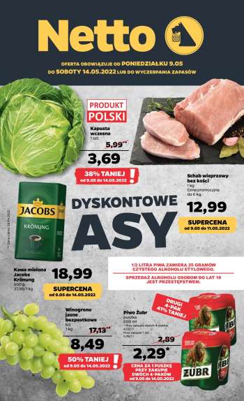 Gazetka Netto - 9.05.2022 - 14.05.2022.