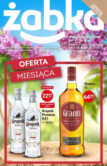 Gazetka Żabka - 4.05.2022 - 31.05.2022.