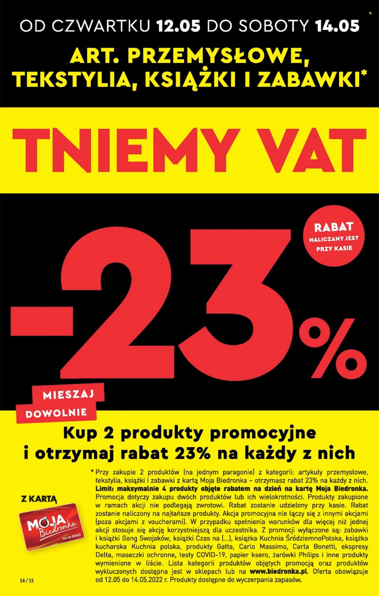 Gazetka Biedronka - 12.05.2022 - 18.05.2022. Strona 54