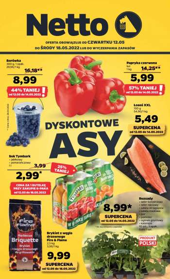 Gazetka Netto - 12.05.2022 - 18.05.2022.