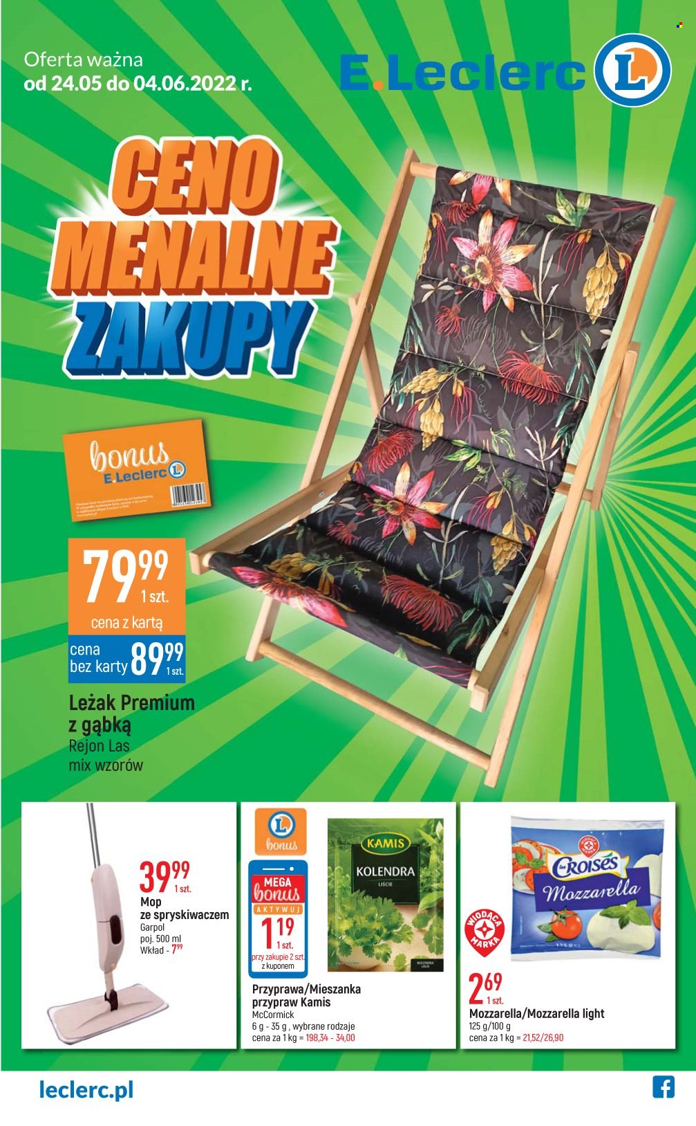 Gazetka E.Leclerc - 24.05.2022 - 4.06.2022. Strona 1