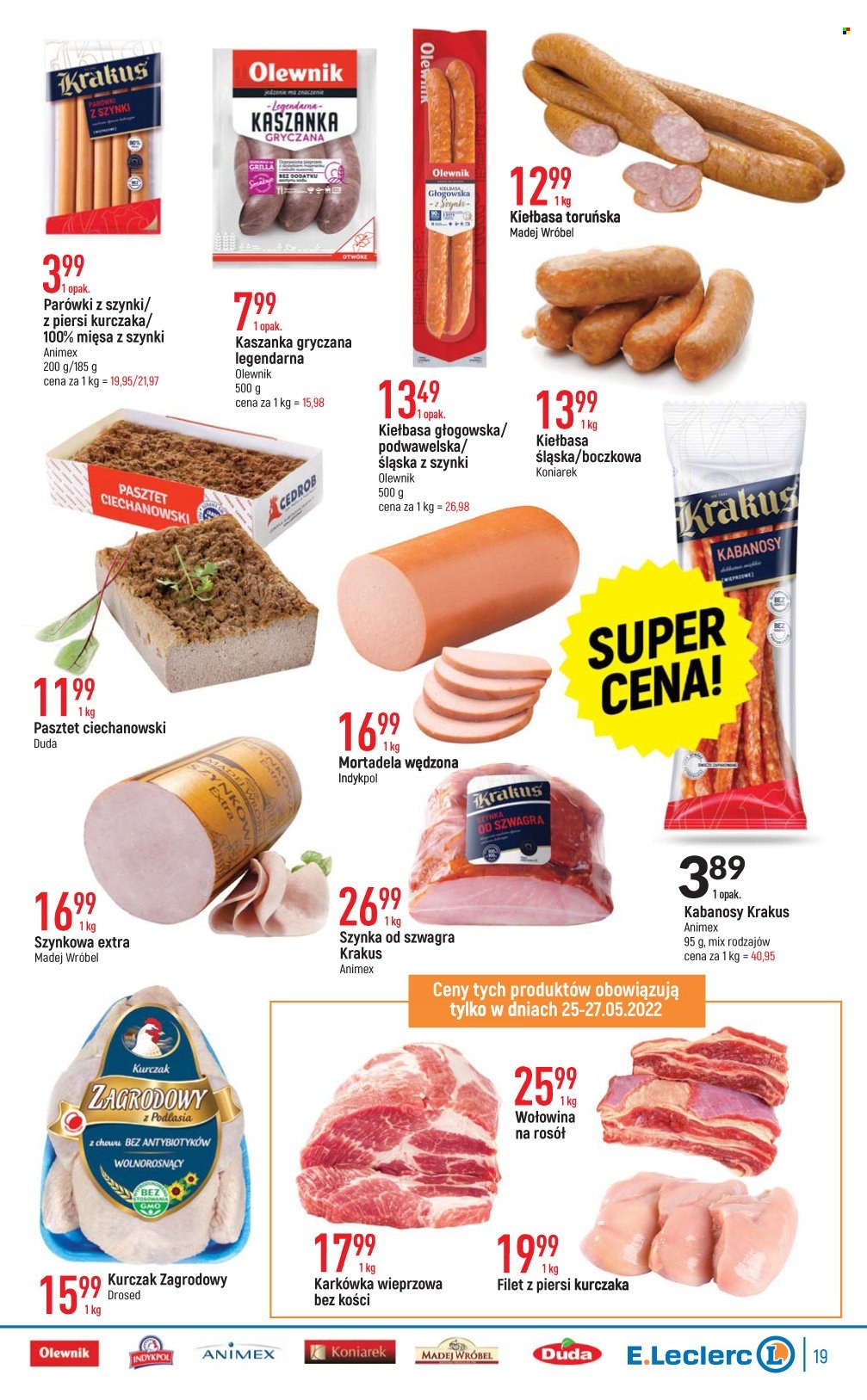 Gazetka E.Leclerc - 24.05.2022 - 4.06.2022. Strona 19