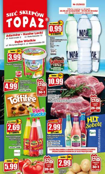 Gazetka Topaz - 26.05.2022 - 1.06.2022.