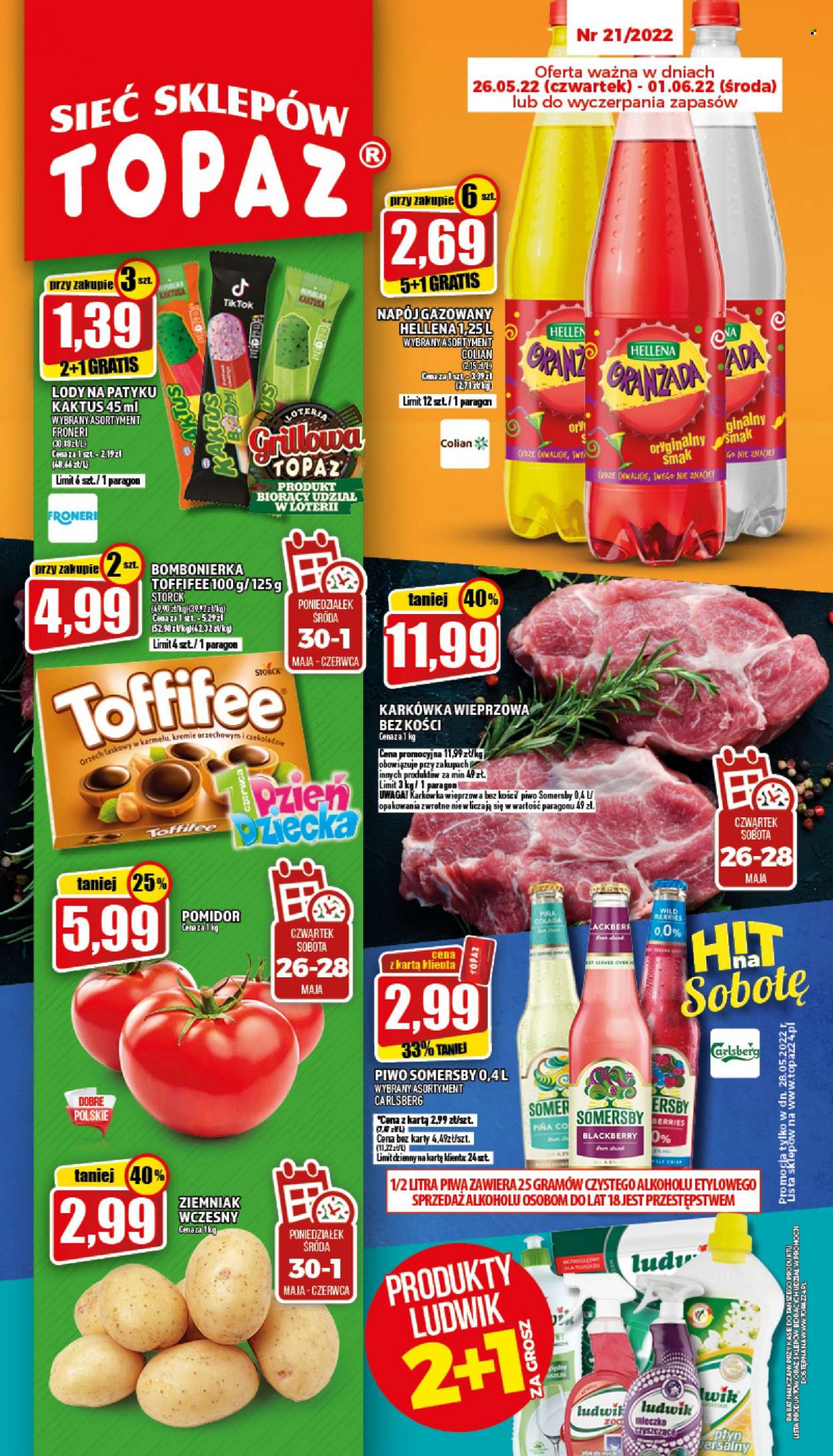 Gazetka Topaz - 26.05.2022 - 1.06.2022. Strona 1