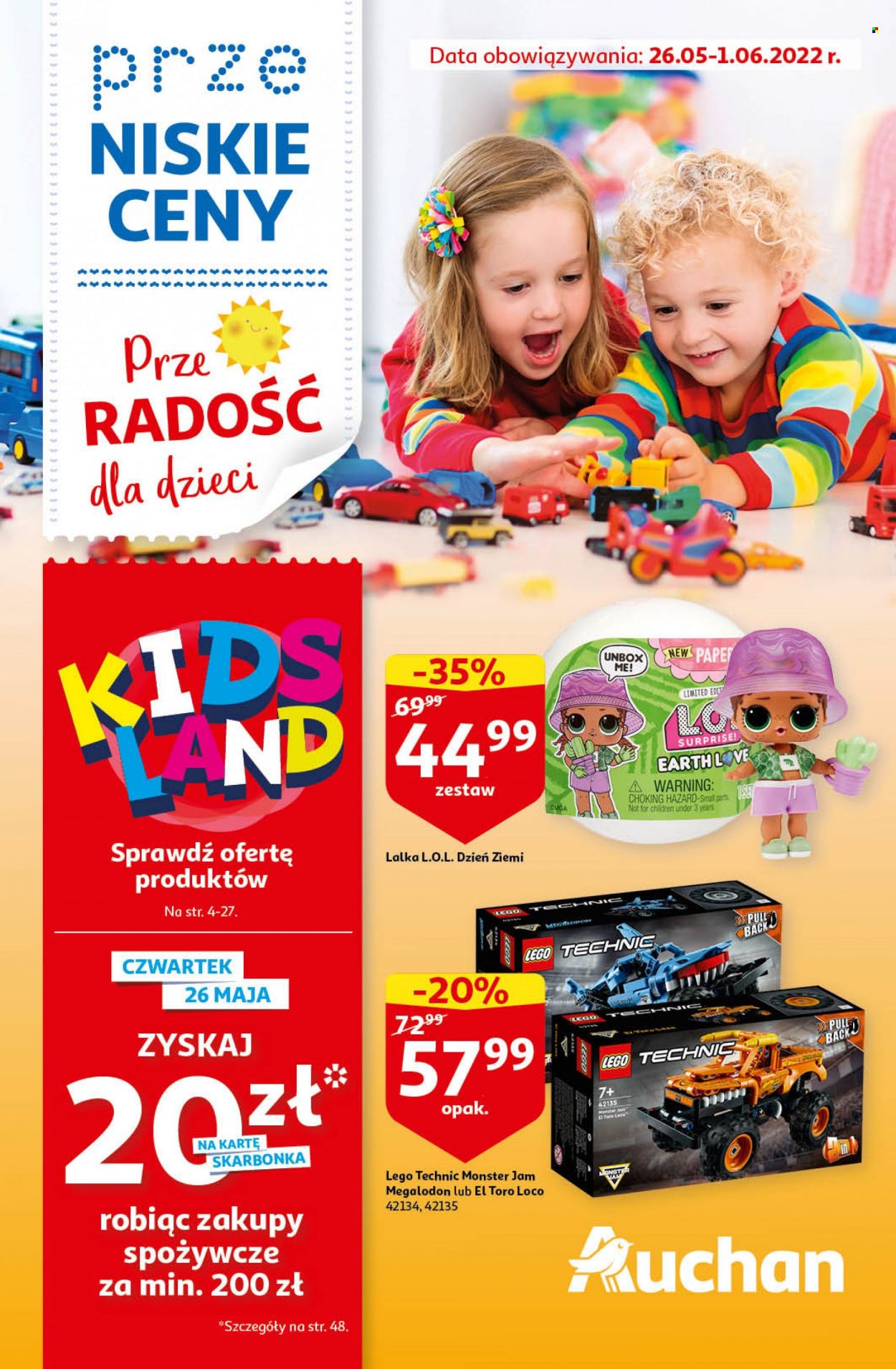 Gazetka Auchan - 26.05.2022 - 1.06.2022. Strona 1